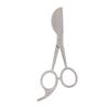 Stainless Steel Applique Scissors Duckbill Blade Comfortable Ergonomic Handle DIY Carpet Shears