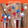 18 Pack Star Insert Branch Decorations With Plastic And Foam For Holiday Party Venue Setup