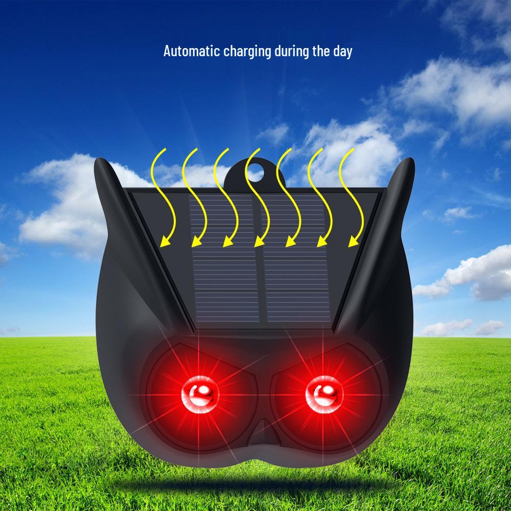 Дневной солнечный отпугиватель птиц: Звуковая и световая сигнализация для сада, пруда, рисового поля и отпугивания голубей