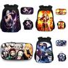 Модный школьный рюкзак с принтом Demon Slayer Kimetsu No Yaiba, идеально подходящий для студентов и фанатов