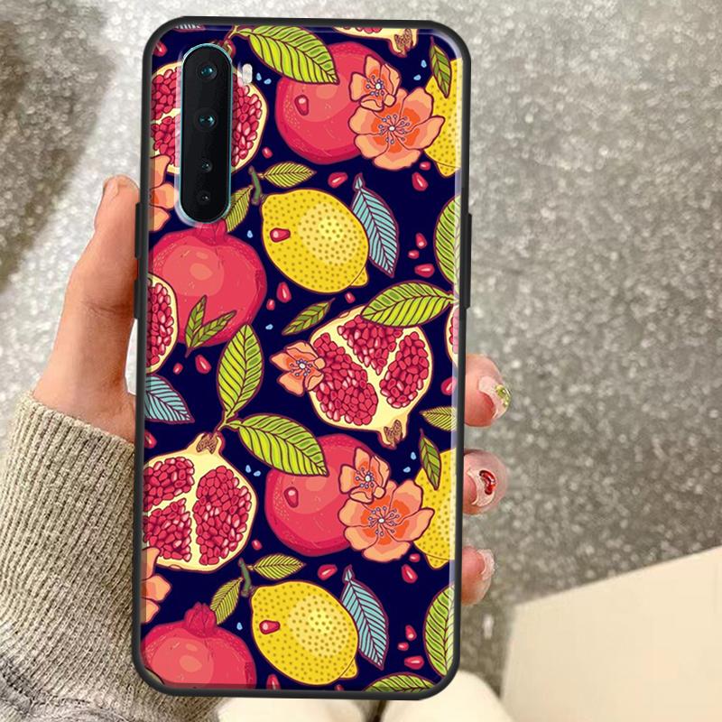 Чехол Food Fruit Red Pomegranate для OnePlus 15R 13R 13T 12R 10T 15 13 12 11 10 9 Pro Nord 5 CE 4 3 2 Lite N20 N30 Coque