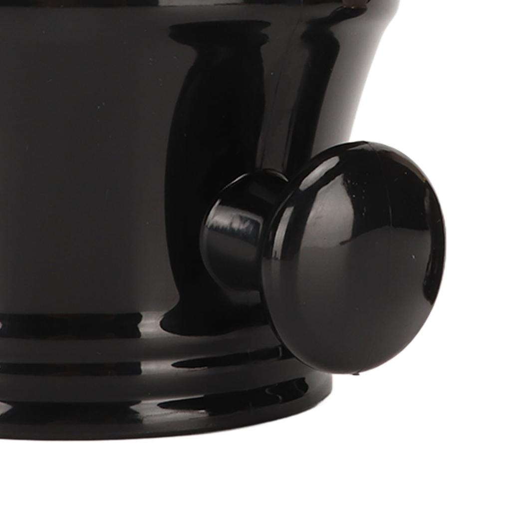 Мягкая искусственная щетина для бритья, профессиональная безопасная черная чаша для бритья, инструмент для парикмахера