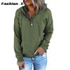 Women's 2024 Long Sleeve Loose Casual Hooded Drawstring Pocket Sweatshirt
