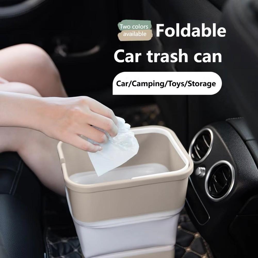 Multi-function Folding Car Trash Bin Waterproof Waste Litter Can Self-driving Tours