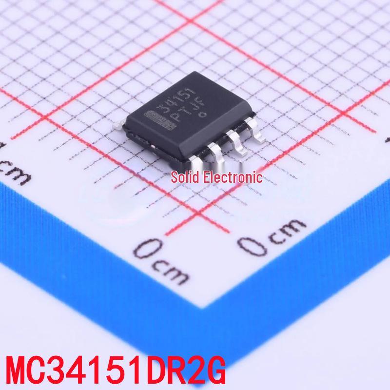 MC34151DR2G Микросхема драйвера затвора, поверхностный монтаж, SOP-8