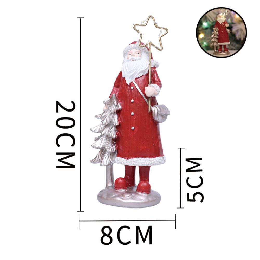 Christmas night lights, Santa Claus ornaments, resin crafts, creative home desktop gifts, Christmas gift, Stocking stuffers