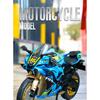 1/10 Yamaha YZF-R1 Сплав Литой Модель Мотоцикла Коллекция Транспортных Средств Звук и Свет Внедорожный Мотоцикл Игрушки Машина