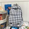 Новинка 2024 года, школьная сумка, женская сумка Ins Mori System, клетчатая сумка на плечо для учащихся средней школы, свежие милые рюкзаки на плечо для девочек