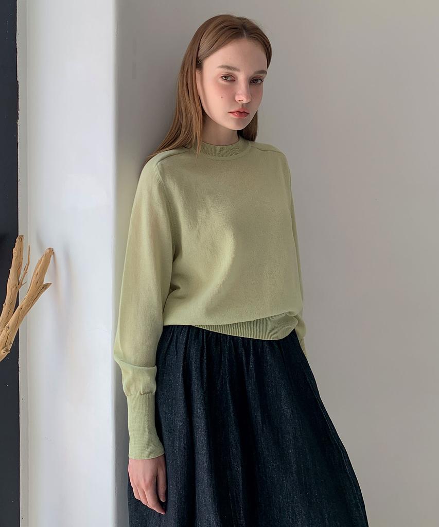 Baseukala Свободный круглый трикотаж (5Colors)