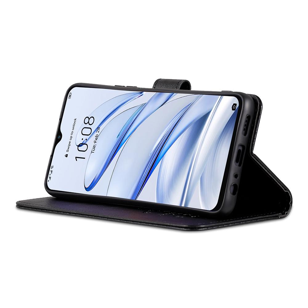 AZNS Phone Case for Honor 70 Lite 5G Mobile Phone Cover PU Leather Stand Wallet Protective Shell