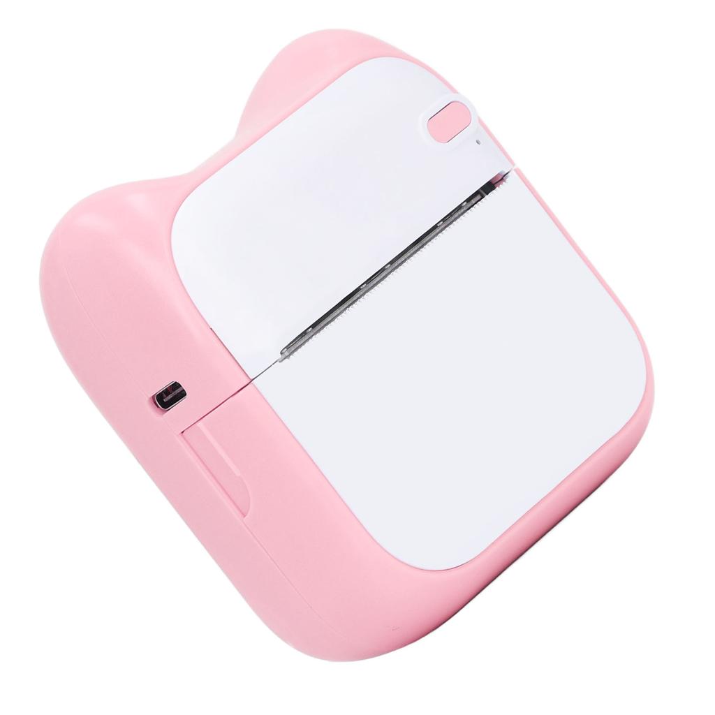 Мини-карманный принтер с 5 рулонами бумаги Bluetooth-принтер термопечатающая машина для фото этикеток