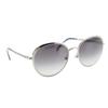 CHANEL sunglasses 4206 Silver / blue plastic Women Used