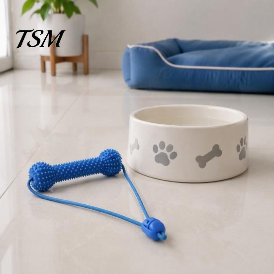 Dog Breath Freshener Tools Rubber Chews, Dental Chew Toy, Dual-Action Canine Prop, Pet Oral Adjustable Care Mouth Opener for Small Medium Large Dogs,