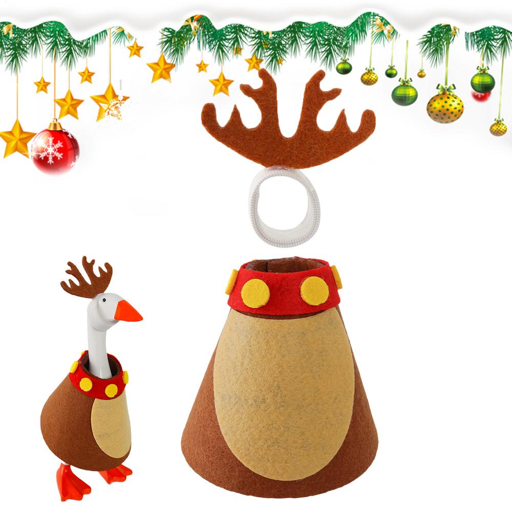 Mini Porch Animal Costume 7 Inch Christmas Costume For Desk Statue Mini Lightweight Velvet Decoration For Fireplace Home
