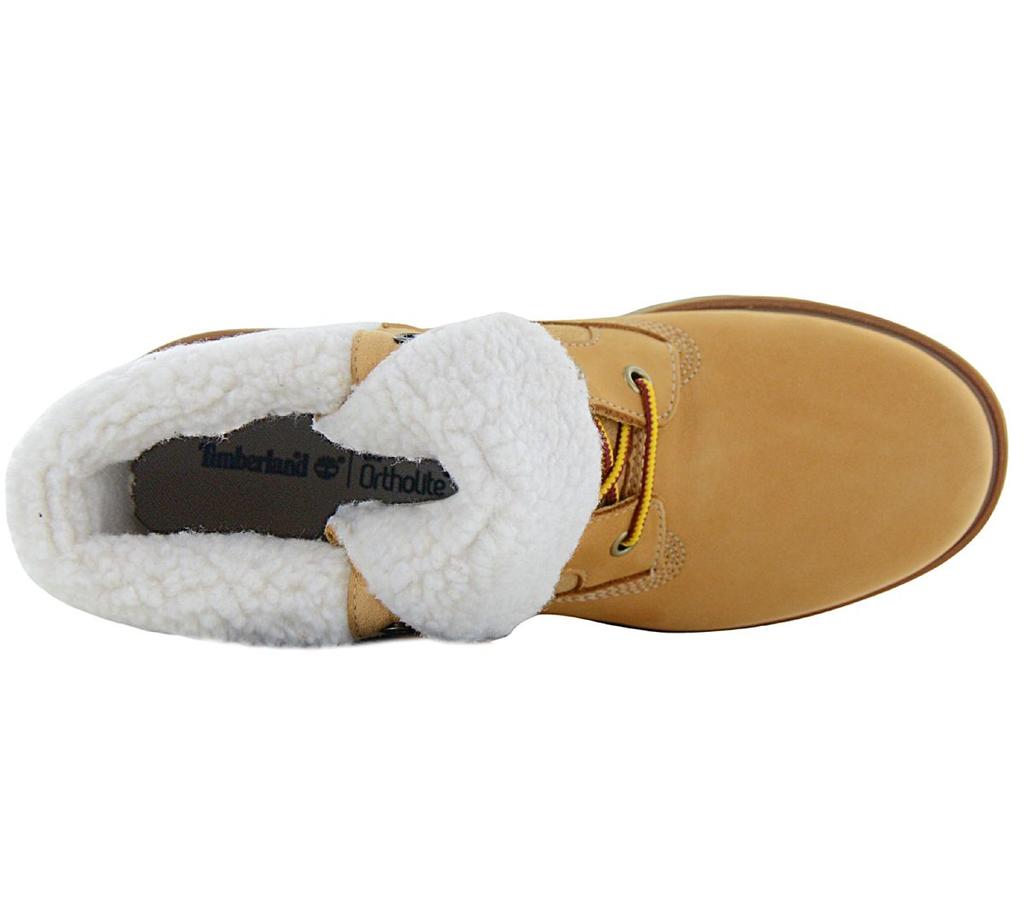 Timberland Linden Woods WP Fleece Boots — женские зимние ботинки из кожи на подкладке из пшеницы ORIGINAL Shoes