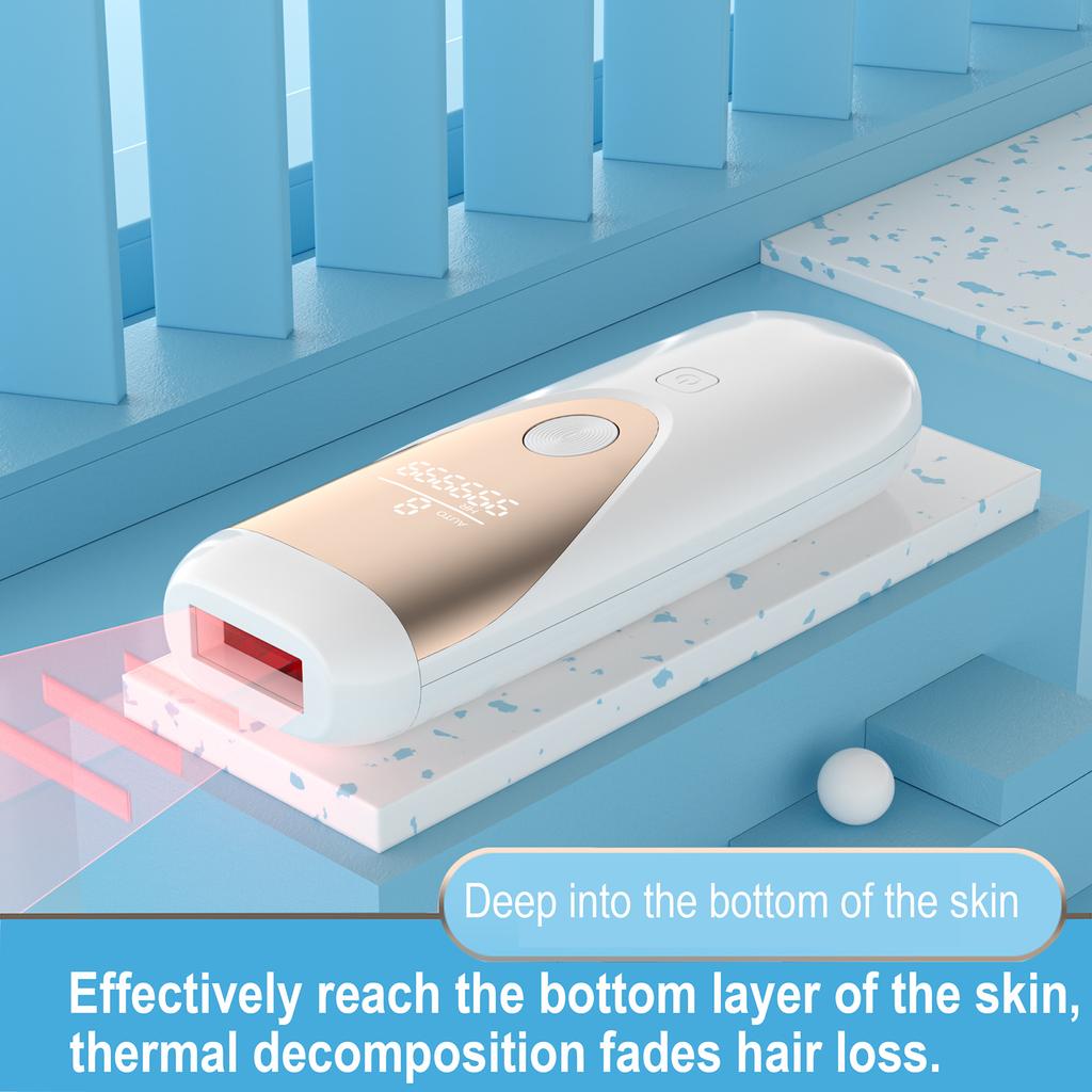 IPL Инструмент для удаления волос Инструмент для бритья Эпилятор для удаления волос 990 000 вспышек Постоянный безболезненный