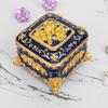European Retro Luxury Princess Enamel Jewelry Box - Exquisite Metal Necklace Storage Box