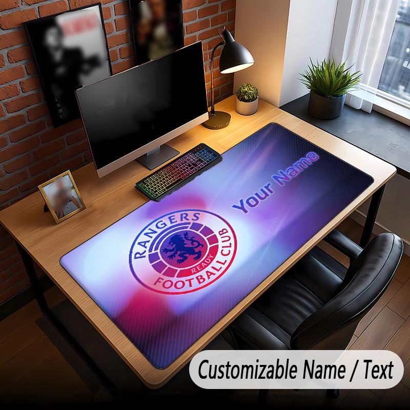 Large Mouse Pad Rangers FC Print Custom Name Text Desk Mat for Office Gaming
