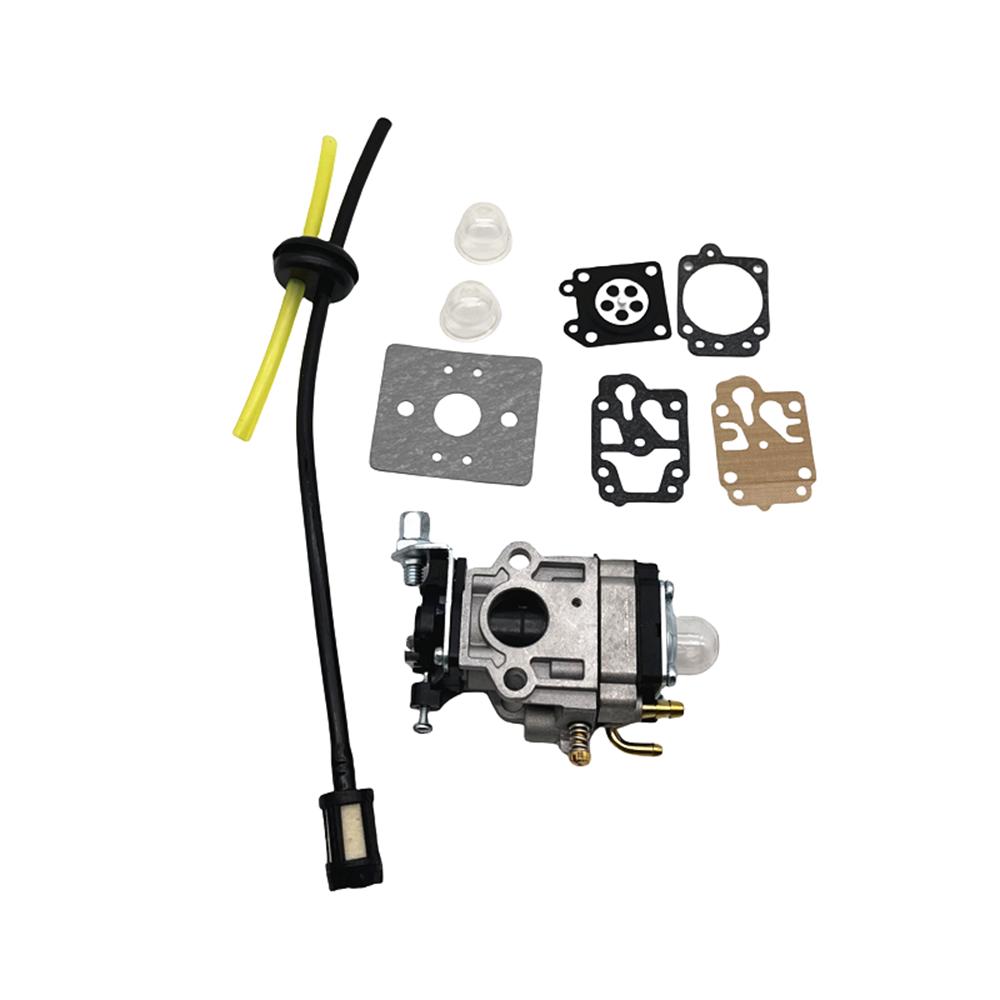Carburetor Carb Kit For Brushcutter 43cc 49cc 52cc Brush Cutter Seal Hose Spark Plug Petrol Filter for For For CG430 CG520 BC430 Fuel System