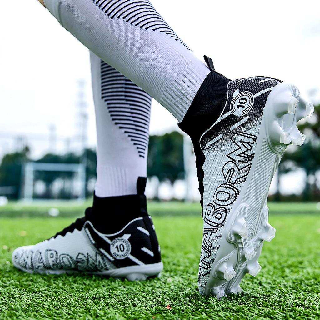 Мужские футбольные бутсы Сверхлегкие футбольные бутсы большого размера. Кроссовки для мальчиков. Нескользящие футбольные бутсы AG/TF. Ботильоны унисекс.