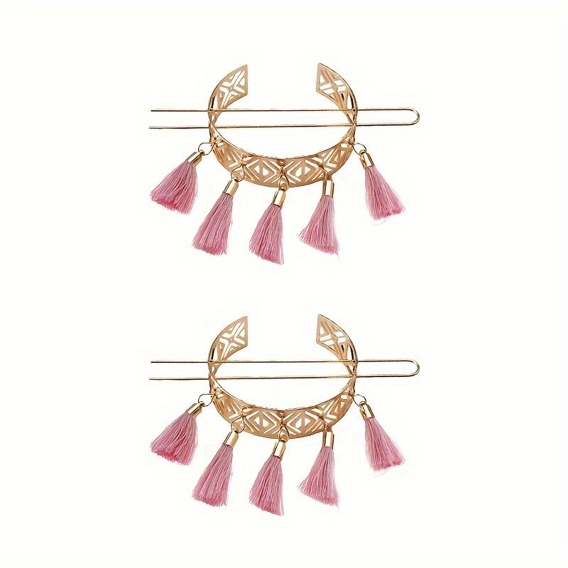 [Retro Tassel] Floral Hollow Retro Tassel Hairpins | Hair Accessories