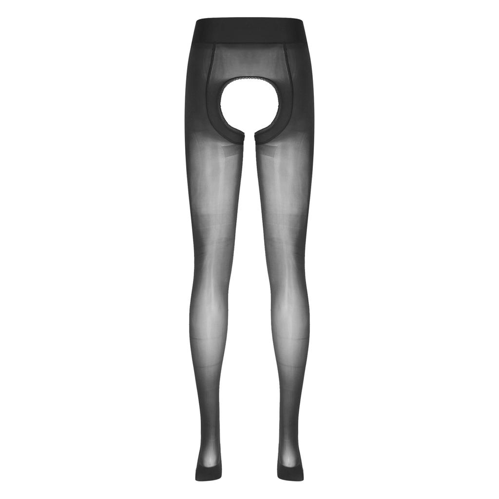 Женские прозрачные колготки с высокой талией, глянцевые колготки, ультратонкие трусики, чулки