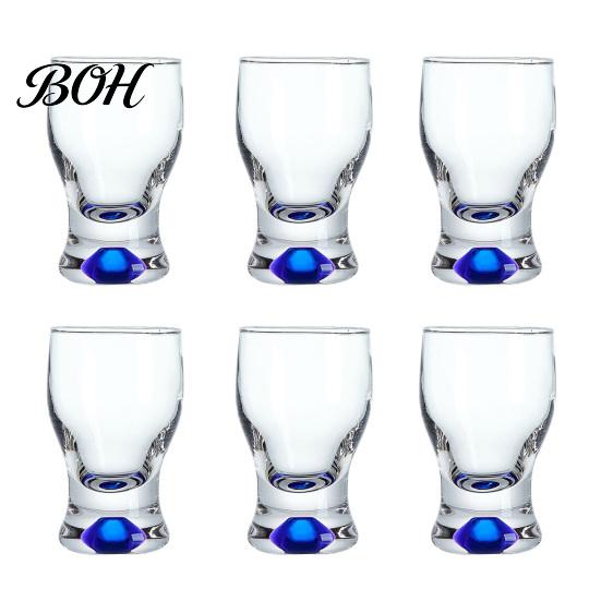 Classic Curved Drinking Glasses Mini Snifter Glass with Ergonomic Weighted Base, Crystal Clear Tasting Elegant Party Glassware Glasses, Comfortable