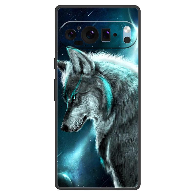 For Google Pixel 9 Pro XL Case Silicone Luxury Space Soft Bumper for Pixel 9 9Pro 9ProXL 5G Phone Cover TPU Funda Fashion Bag