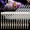 5PCS with Bell Wedding Ribbon Glow Wands Glow Flash Floating Ribbon Wand Photo Prop  Wedding Decor