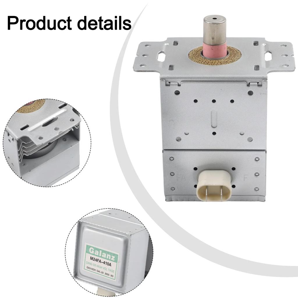 Запасные части для микроволновой печи M24FB-410A Магнетрон Размер монтажного отверстия 9,5 см 3,5 см Надежные запасные части Повышает эффективность