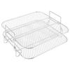 Air Fryer Rack Stainless Steel Grill Dehydrator Racks Air Fryer Stacking Steamer Roasting Rack Kitchen Accessories Cooking Tools