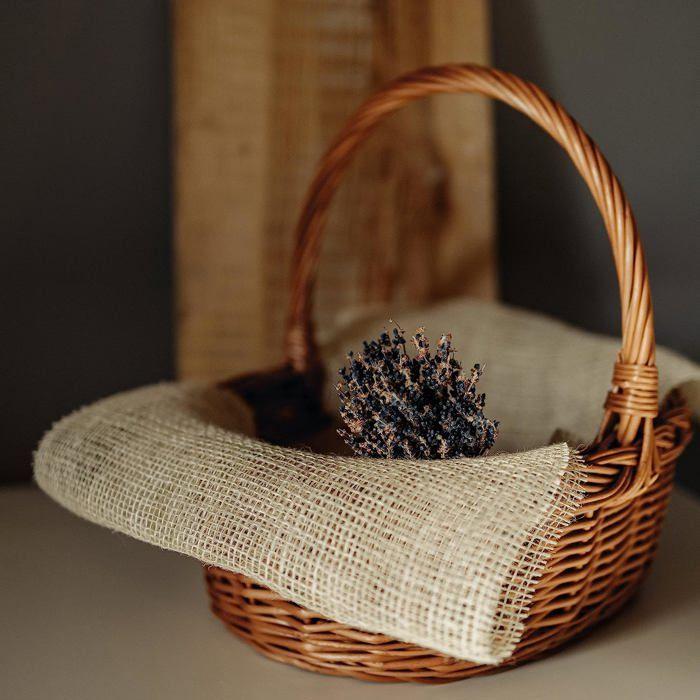 Лента для скатерти из джута 30 см x 10 м Белая CREATIVE DECO - Декор для свадьбы