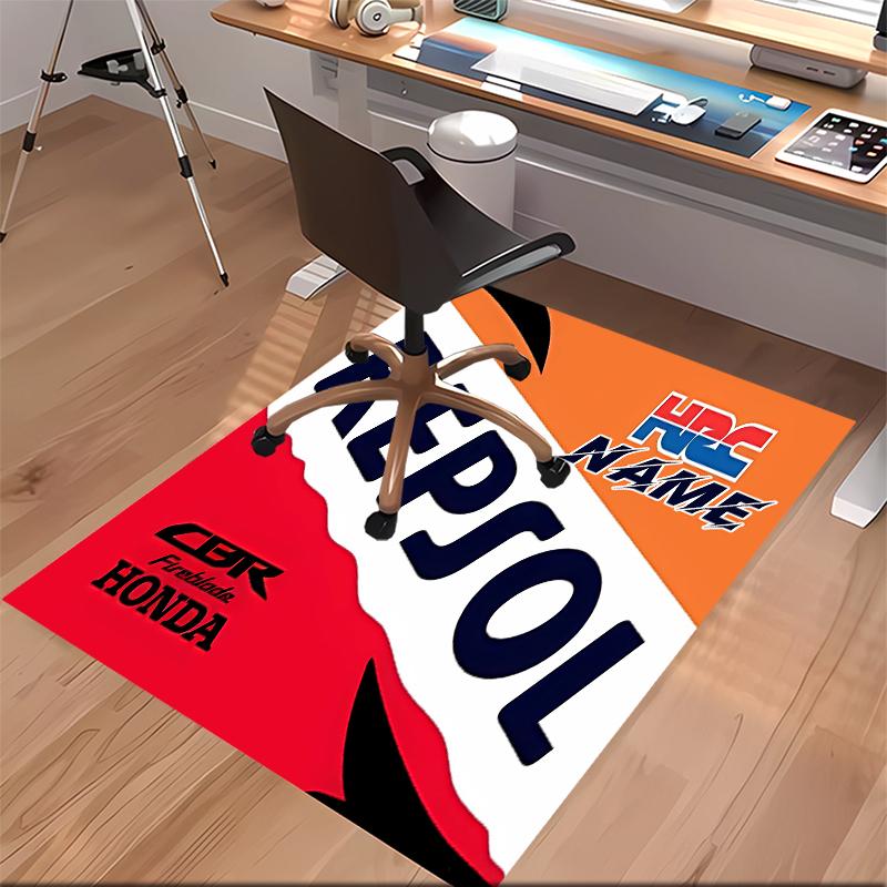 Custom personalization Honda Logo Print Area Rug - Soft, Washable Non-Slip Indoor Mat,Living Room,Home&Office Decorative Rug