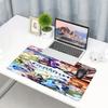 Genshin Impact Print Mouse Pad, Anti‑Slip Desktop keyboard Mat, for PC Laptop Gaming Working Daily Use, Cool Festival Surprise Gift