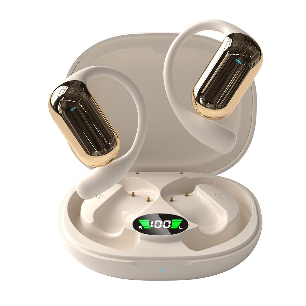 Bluetooth-Compatible 5.3 AI Translation Earbuds Noise Cancelling Translator Headphones Wireless Earbuds for Travel and Business