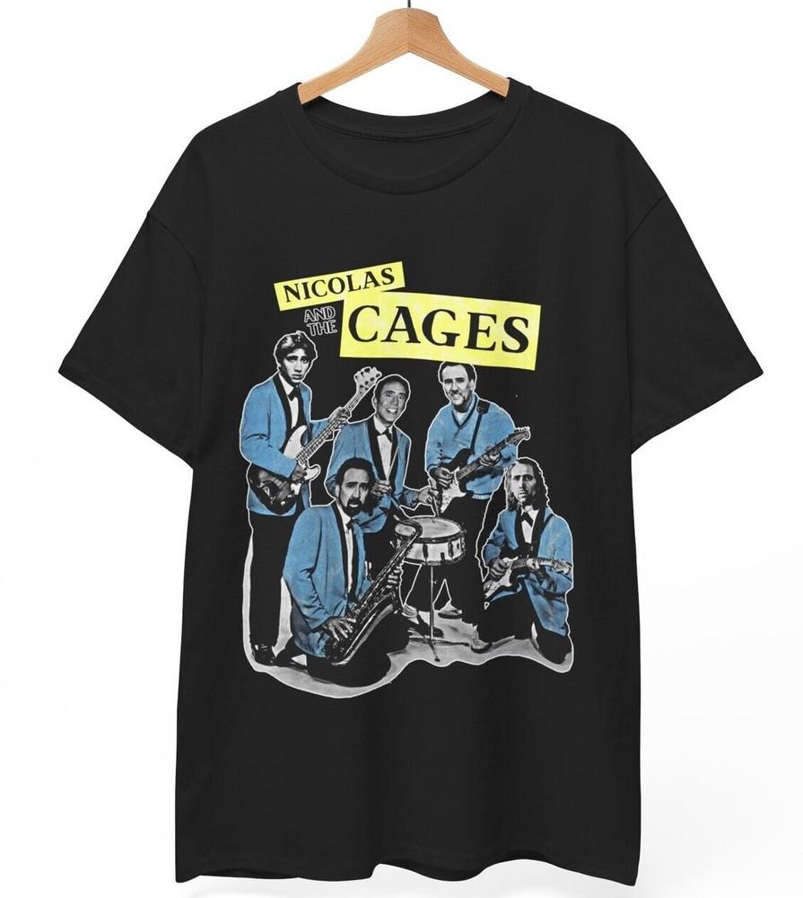 Nicolas Cage Band Shirt, Nicolas and the Cages shirt, Unisex Shirt S-5xl Unisex T-Shirt