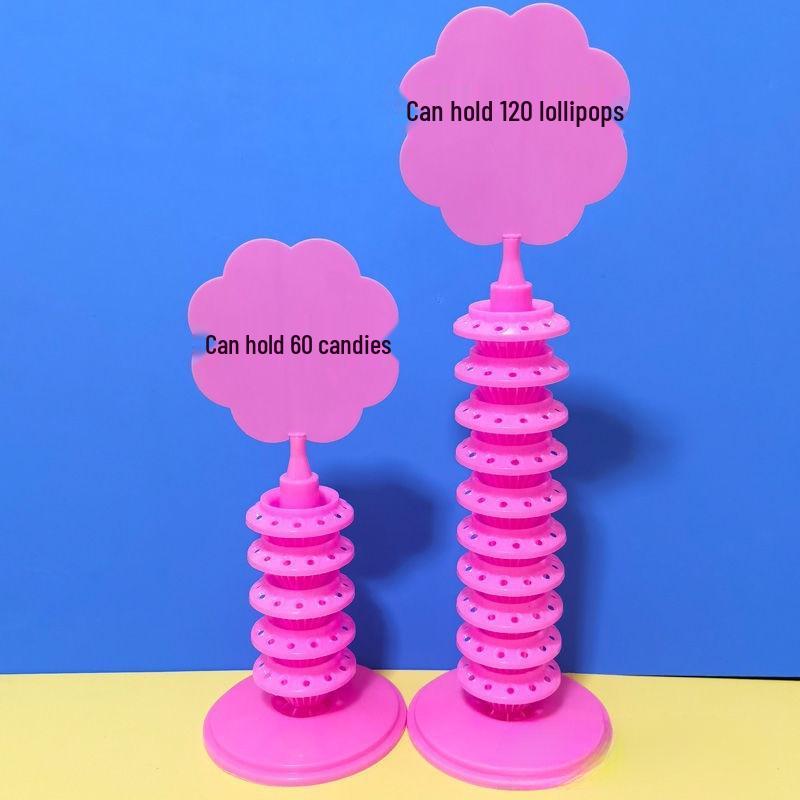 Подставка для демонстрации леденцов из боярышника и сахарной ваты с пластиковым основанием