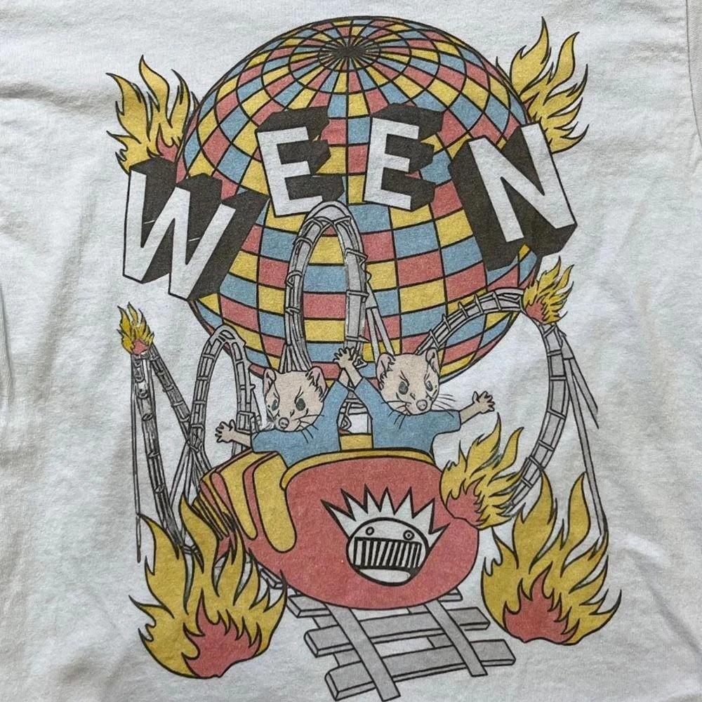 Remake Ween rock band White short sleeve T shirt Classic tee Vtg Unisex T-Shirt