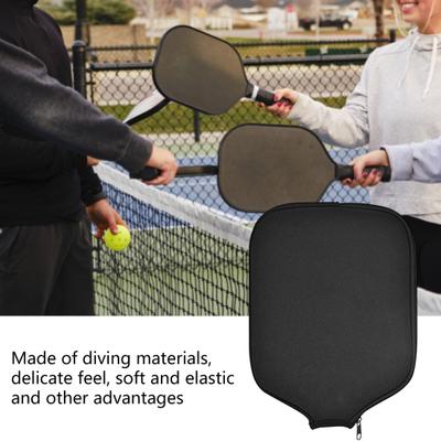 Универсальный чехол для весла Pickleball с застежкой-молнией, мягкая подкладка, водонепроницаемый износостойкий защитный чехол для ракетки Pickleball Paddle