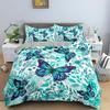 Butterfly Duvet Cover King Queen Size Animal Floral Bedding Set For Teens Adults Beautiful Flower 2/3pcs Polyester Quilt Cover