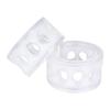 2Pcs Type-B Transparent Car Shock Absorber Spring Bumper Buffer Retainer Cushion