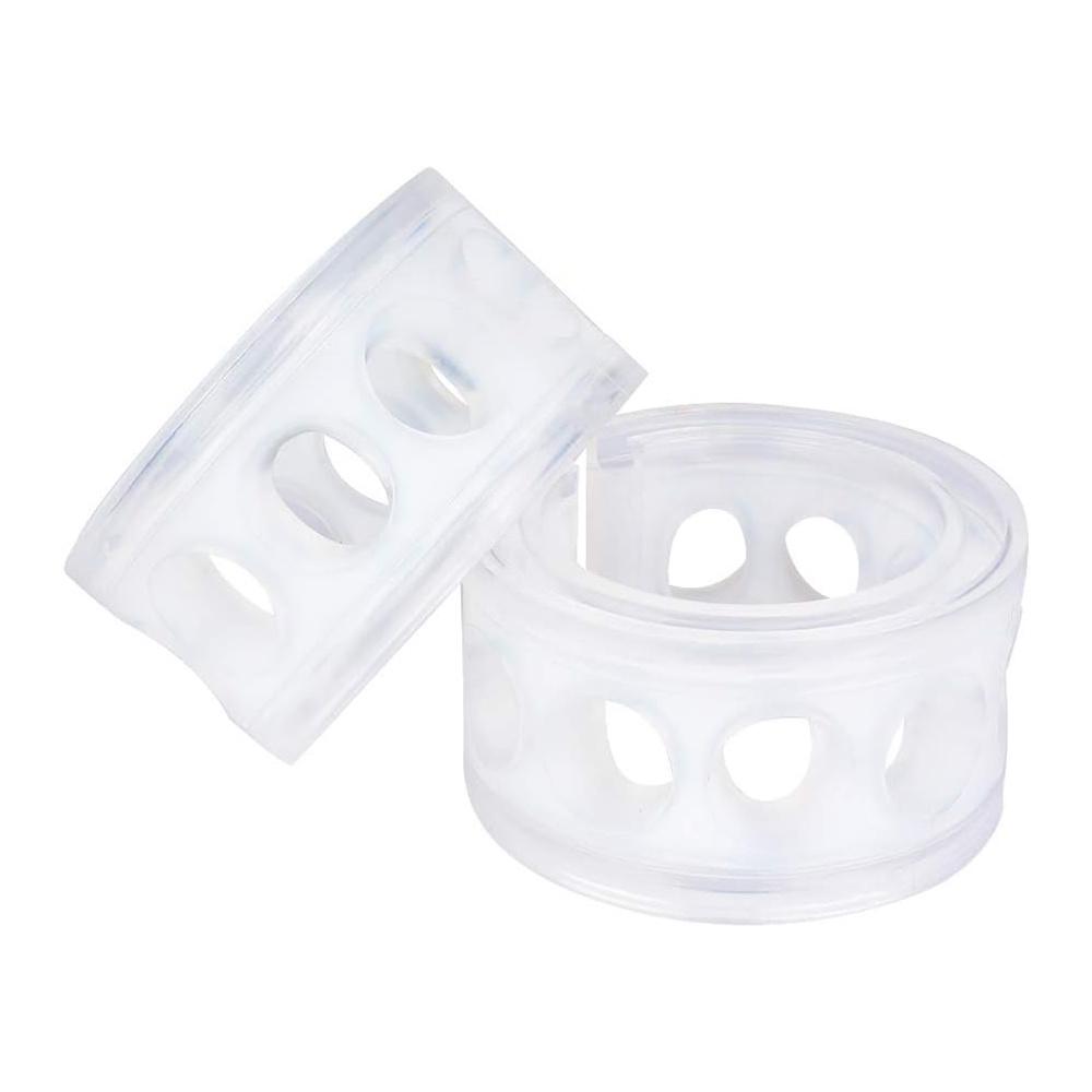 2Pcs Type-B Transparent Car Shock Absorber Spring Bumper Buffer Retainer Cushion