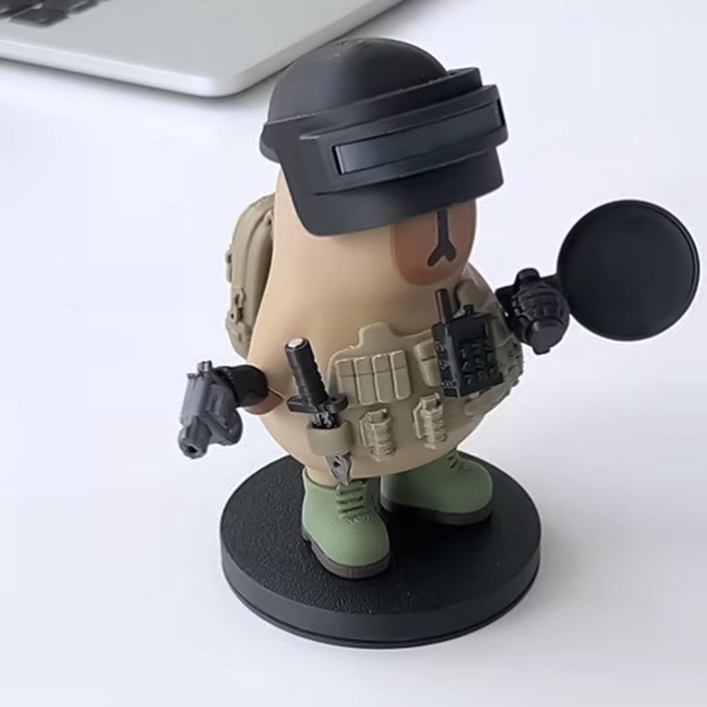3D-печатная фигурка капибары Магнитные лапки Съемная кукла-капибара Милое животное Настольное украшение для подарков на День рождения Рождество