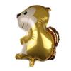 Animal Aluminum Fox Hedgehog Party Decoration Balloon Cartoon Foil Balloon Animal Raccoon Aluminum Film