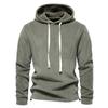 Men's Autumn and Winter Hooded Long-sleeved Sweater Fashion Men's Polar Fleece Pullover
