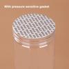 Aluminum Packing Bottle Pet Clear Empty Seal Bottle Circular Bucket Storage Biscuit Jar Food Grade Sealed Cans Tank Container