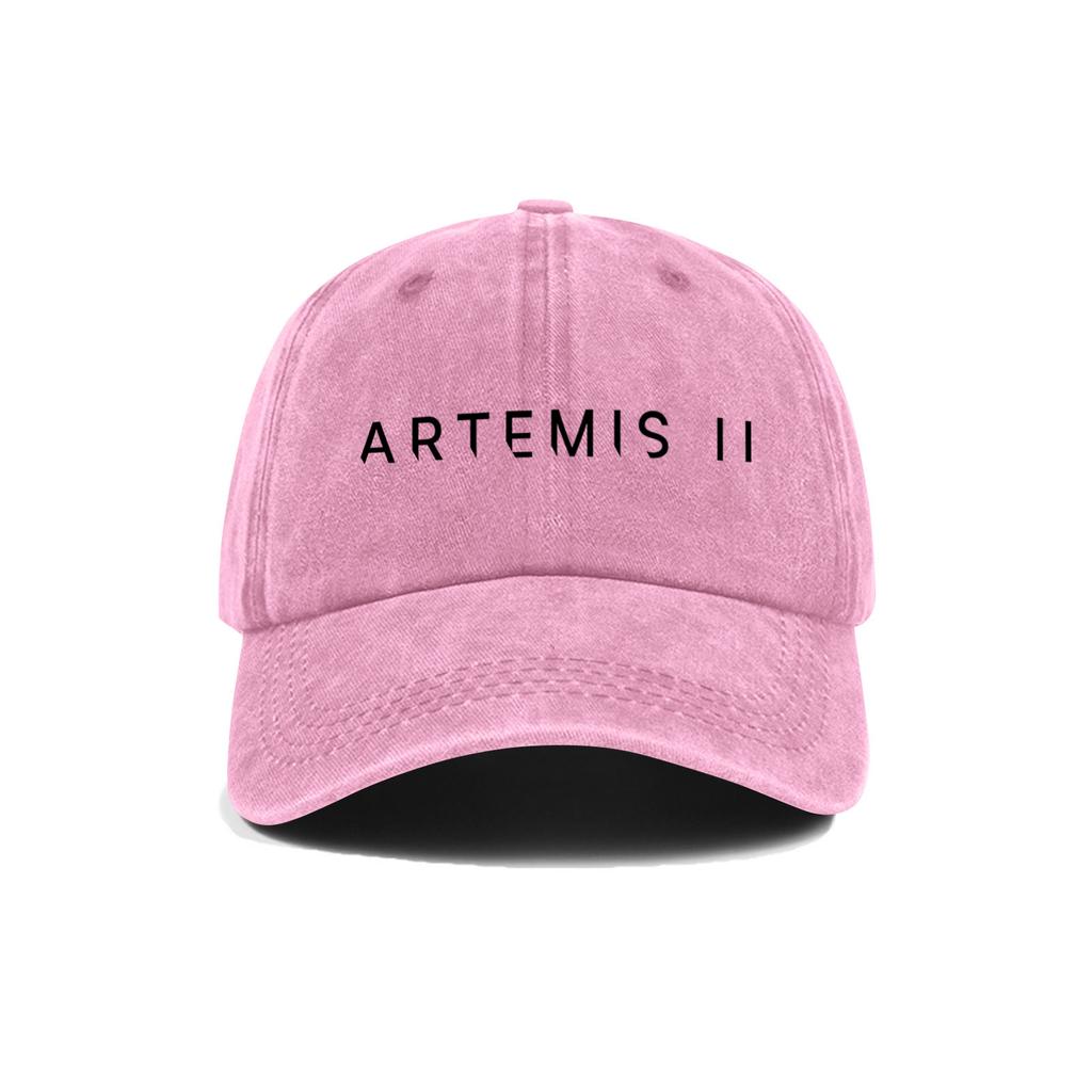 Повседневная Унисекс Регулируемая Бейсболка с Вышитым Дизайном Artemis II Прочная Хлопковая Твил Ткань Структурированный Козырек Низкий Профиль