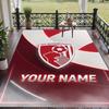 Custom Text Printed Rug Brentford Football Non Slip Floor Carpet For Home Room Decor