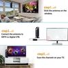 ТВ-антенна 450+ миль, комнатная 4K HDTV антенна с мощным усилителем и усилителем сигнала, цифровая антенна для Smart TV и традиционного ТВ