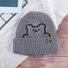 Cute Girl Stripe Skullies Autumn Winter Wool Hat Knitted Hat Women Beanies Korean Style Caps